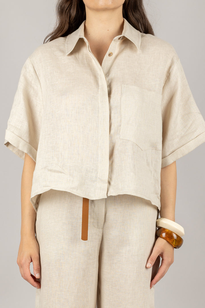 TENSIONE IN - 25C7723 - CAMICIA BOTTONI A SCOMPARSA