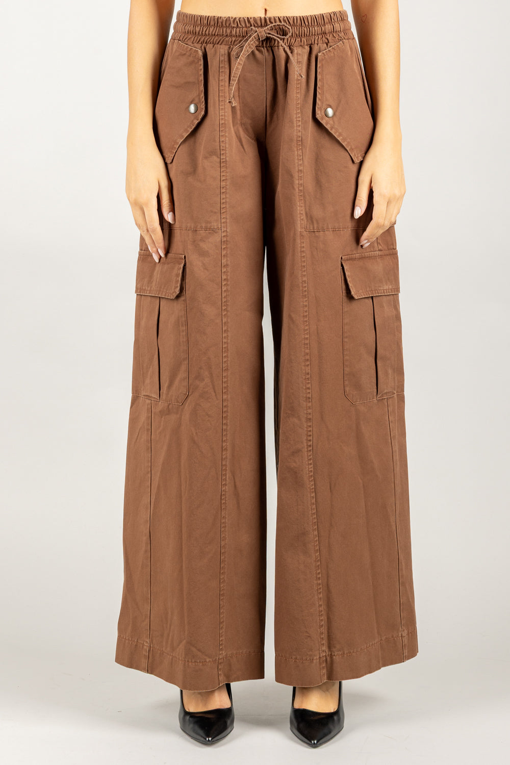 TENSIONE IN - 37629 - PANTALONE CARGO CON TASCONI