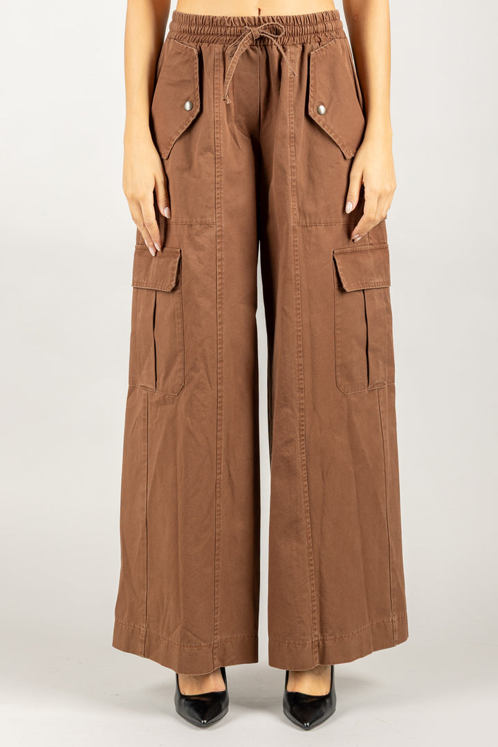 TENSIONE IN - 37629 - PANTALONE CARGO CON TASCONI