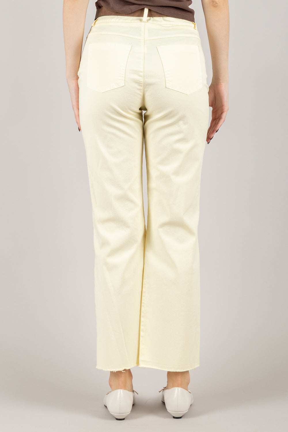 TENSIONE IN - PA5269 - PANTALONE GAMBA DRITTA CON CINTA