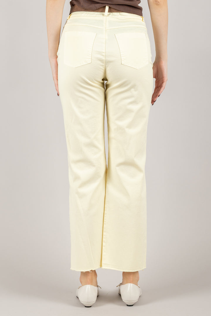 TENSIONE IN - PA5269 - PANTALONE GAMBA DRITTA CON CINTA