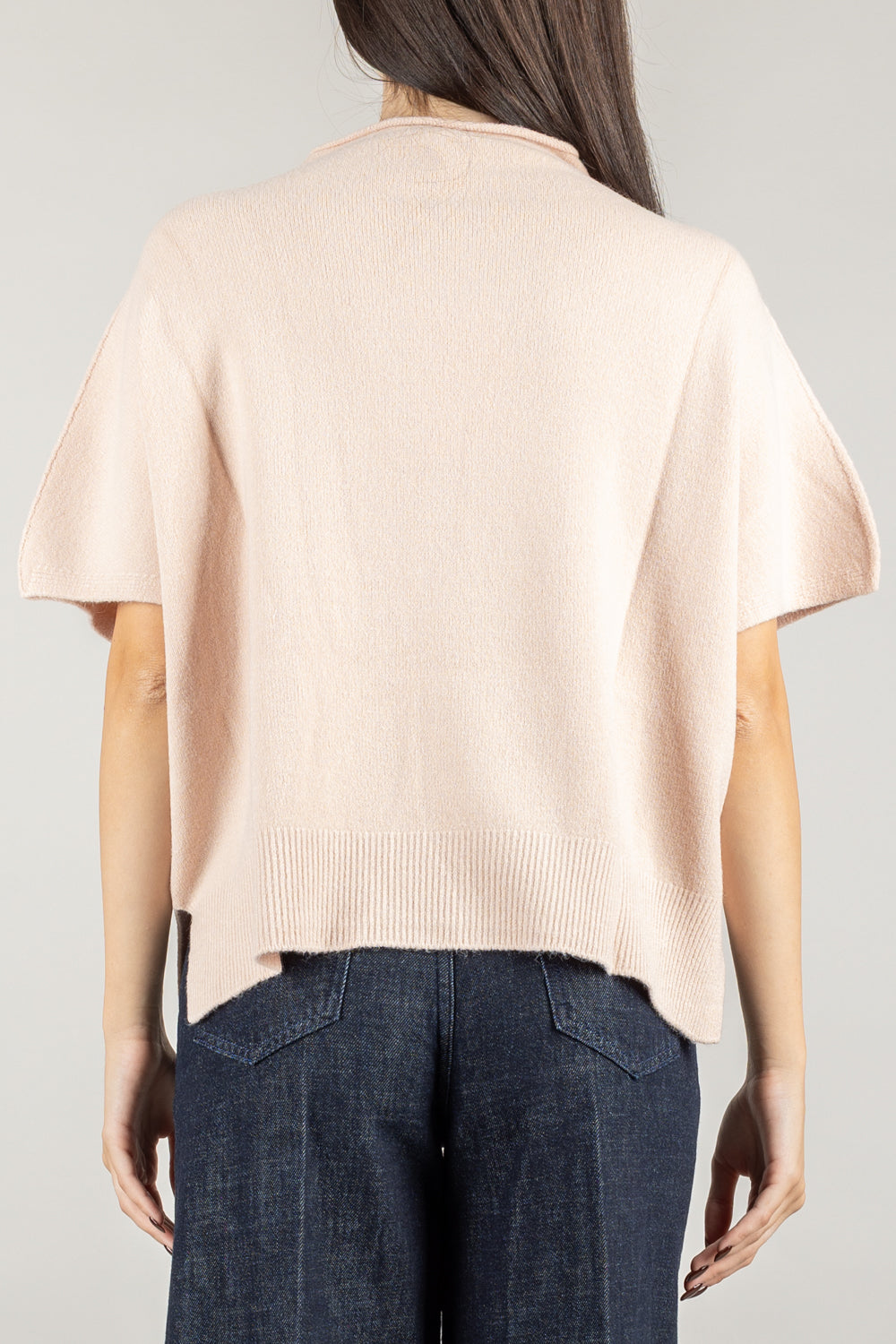 KONTATTO - 3M0840CN - MAGLIA SMANICATA COLLO CRATERE