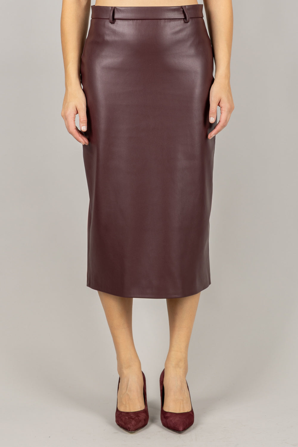 VICOLO - TF1621 - GONNA LONGUETTE ECOPELLE