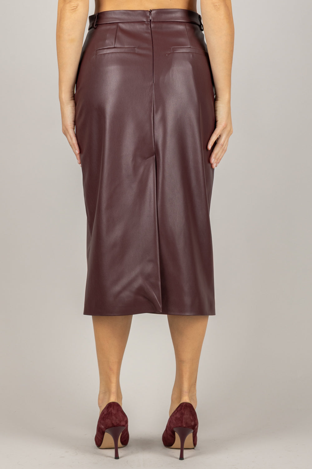 VICOLO - TF1621 - GONNA LONGUETTE ECOPELLE