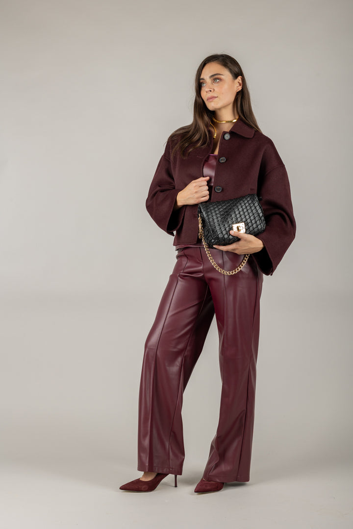 VICOLO - TF0011 - GIACCA CORTA CON TASCHE LATERALI