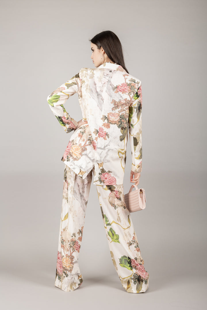 DIXIE - JCZUWSC/PDHDWSC - COMPLETO FLOREALE GIACCA E PANTALONE