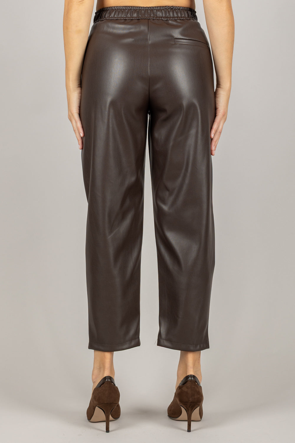 VICOLO - TF1679 - PANTALONE ECOPELLE CARROT