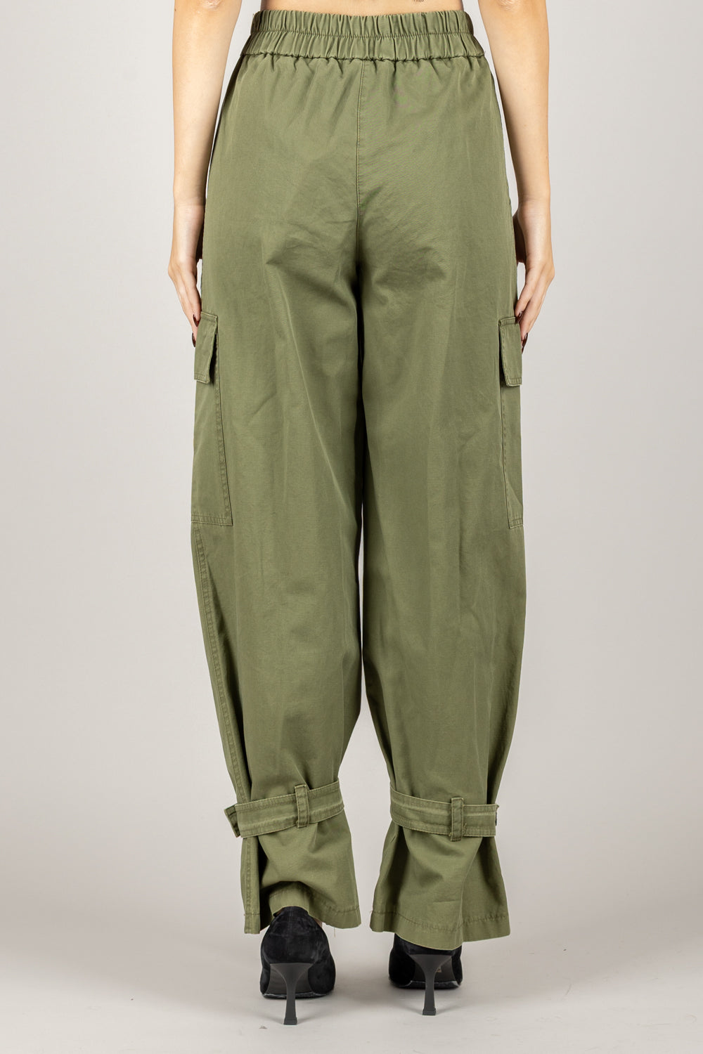 TENSIONE IN - HM705 - PANTALONE CON COULISSE E TASCONI