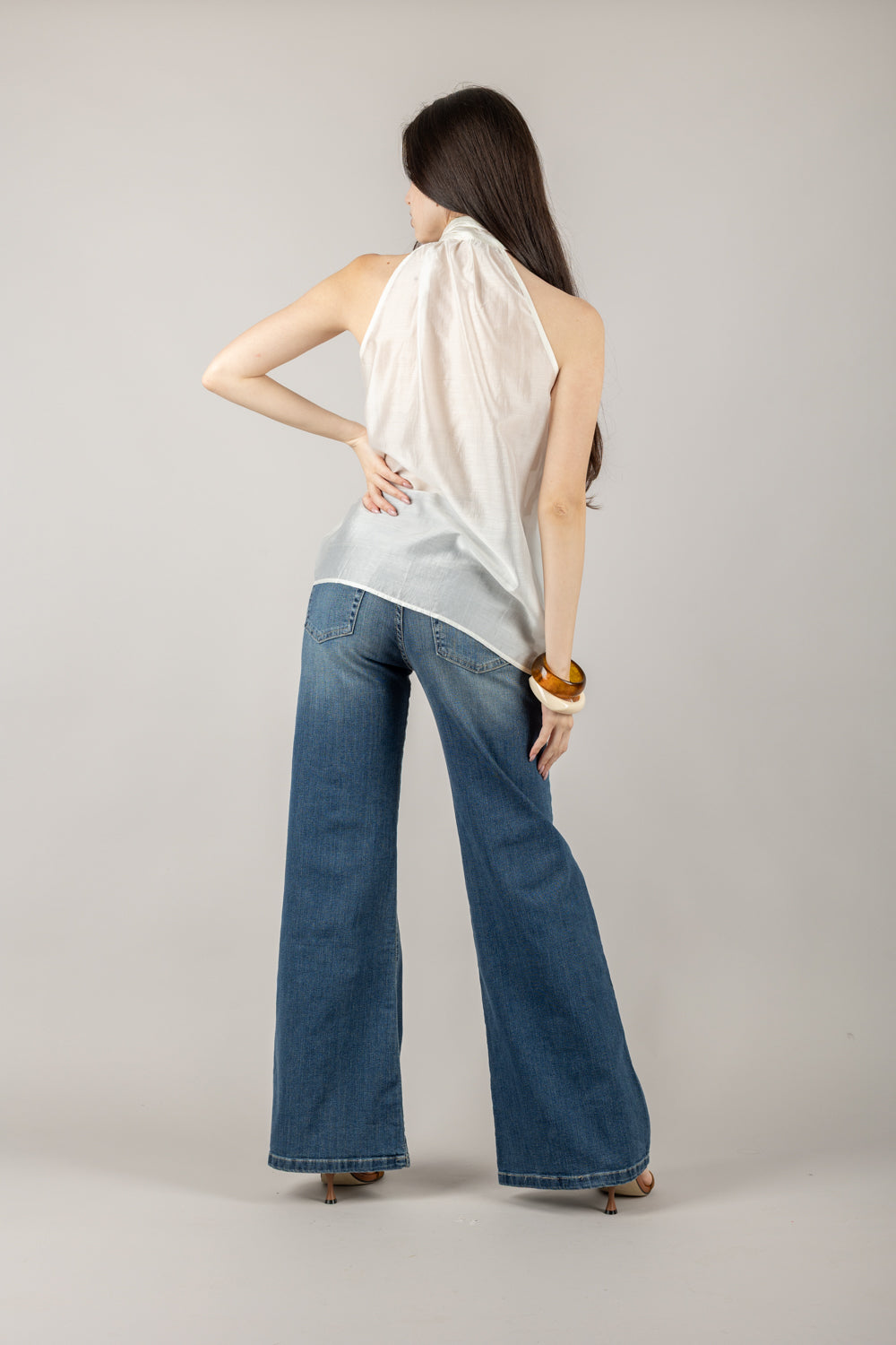 TENSIONE IN - 25C7552 - BLUSA CON FIOCCO