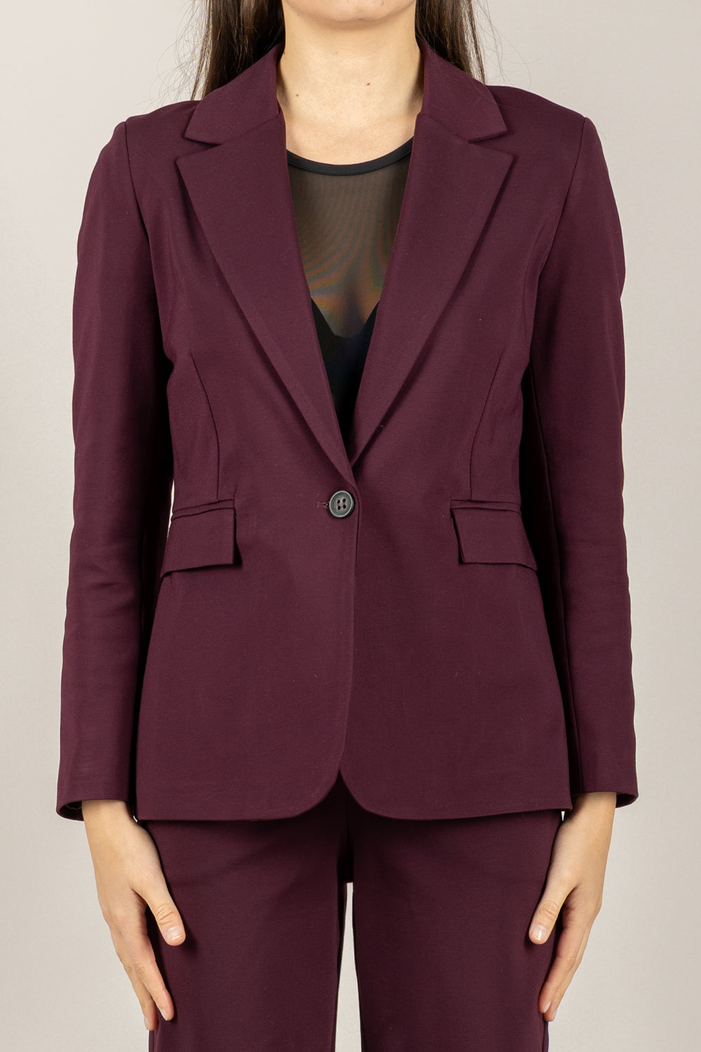 TENSIONE IN - 26B1203 - GIACCA PUNTO MILANO MONOPETTO