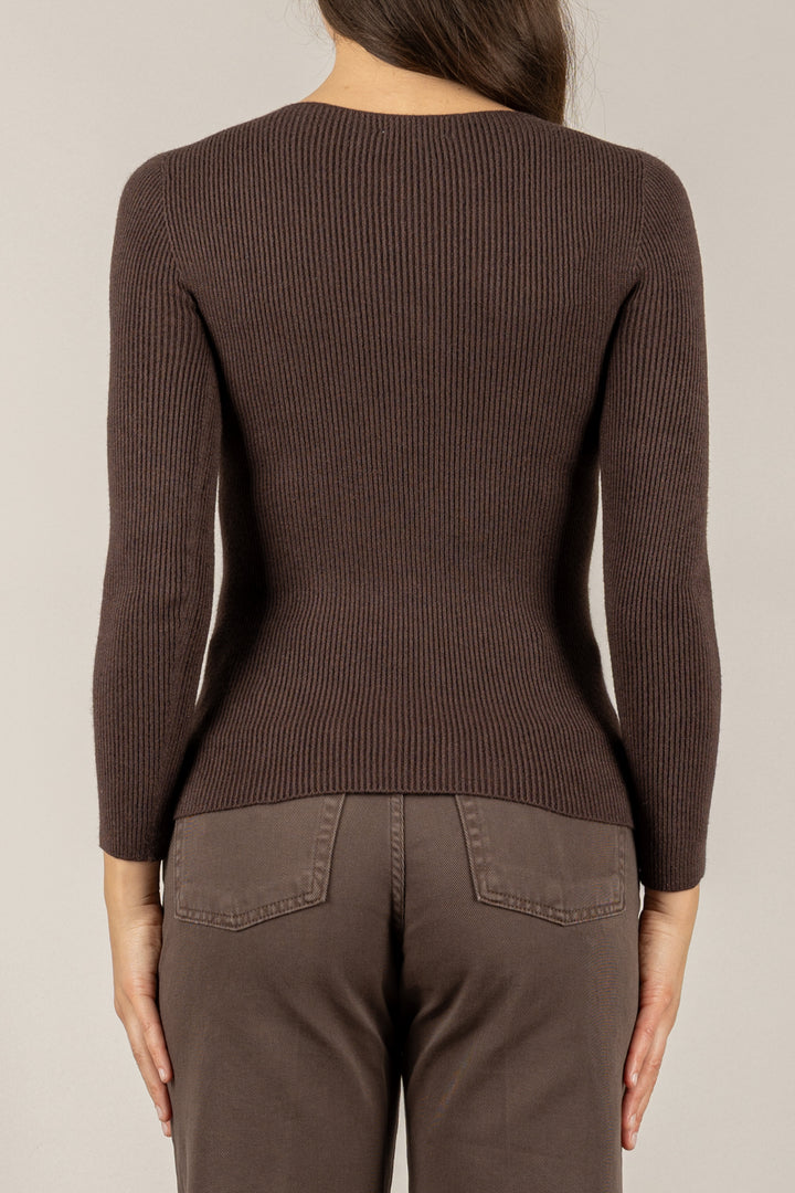 VICOLO - 77315F - MAGLIA COSTINE SLIM