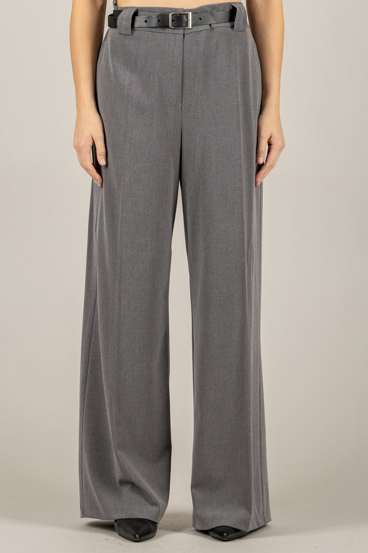 TENSIONE IN - 26P1046 - PANTALONE GAMBA DRITTA CON CINTURA