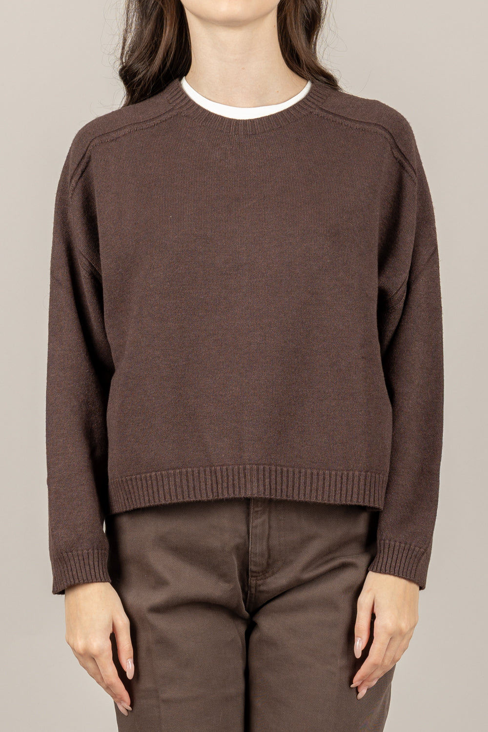 VICOLO - 77062F - MAGLIA SCATOLETTA GIROCOLLO