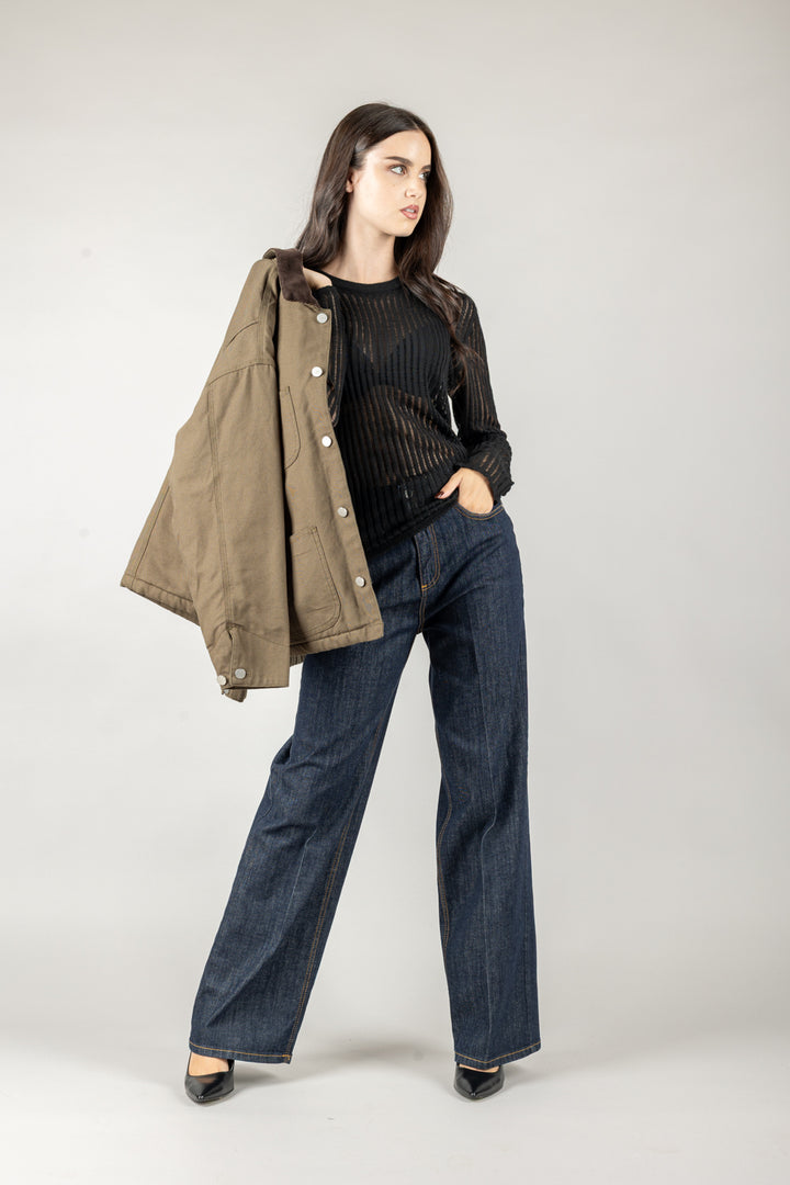 DIXIE - M504Y017A - MAGLIA GIROCOLLO EFFETTO RETE