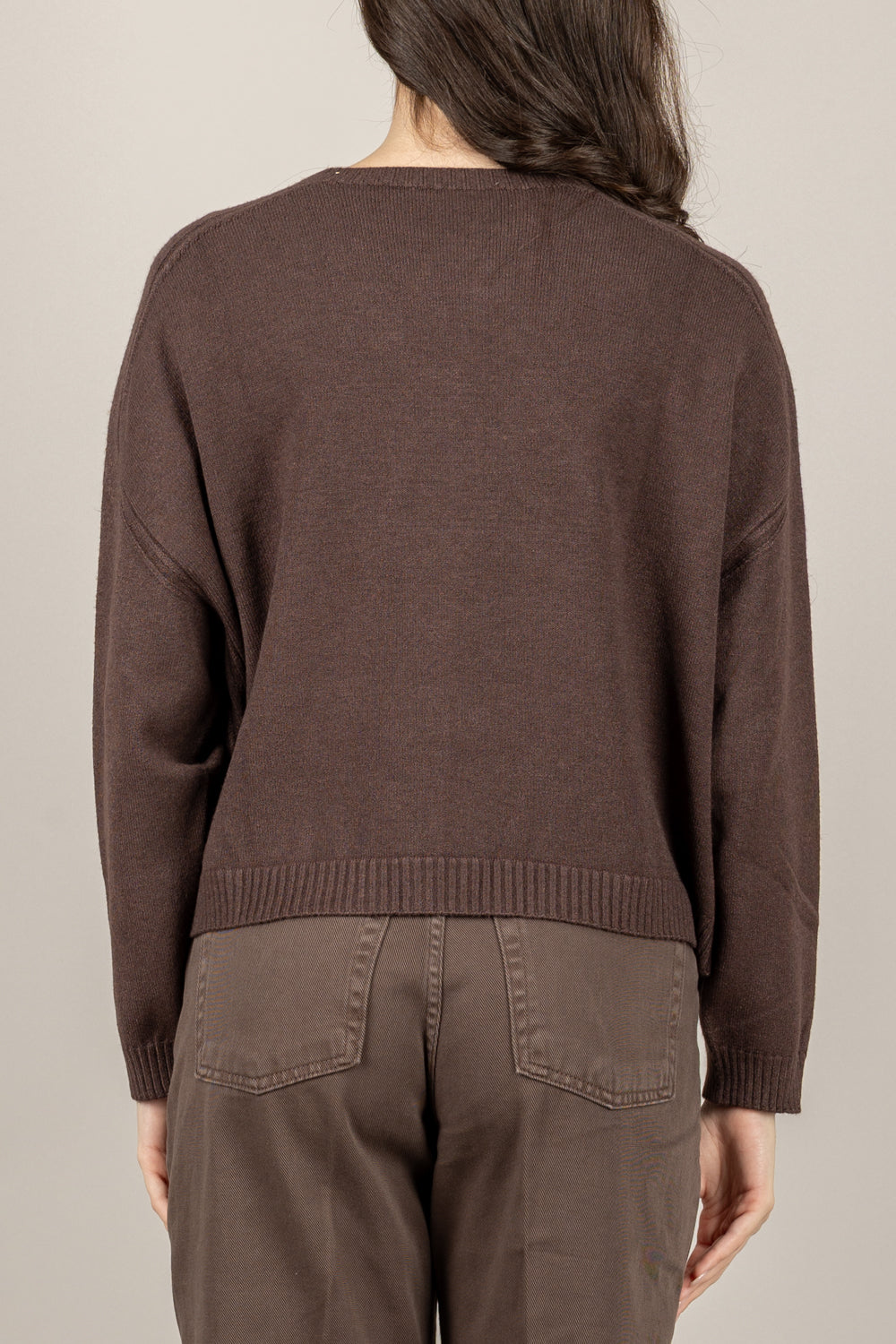 VICOLO - 77062F - MAGLIA SCATOLETTA GIROCOLLO