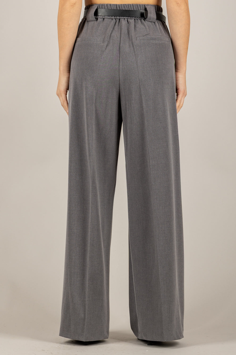 TENSIONE IN - 26P1046 - PANTALONE GAMBA DRITTA CON CINTURA