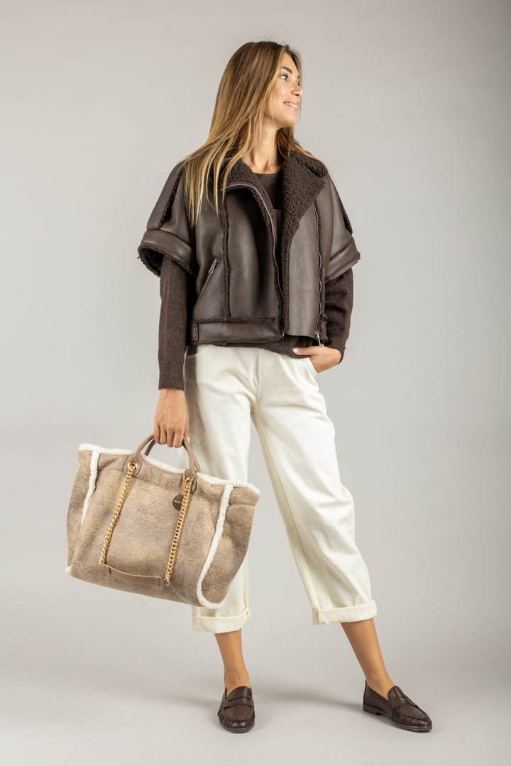 TENSIONE IN - PA5137AI25 - PANTALONE CON COULISSE DIETRO