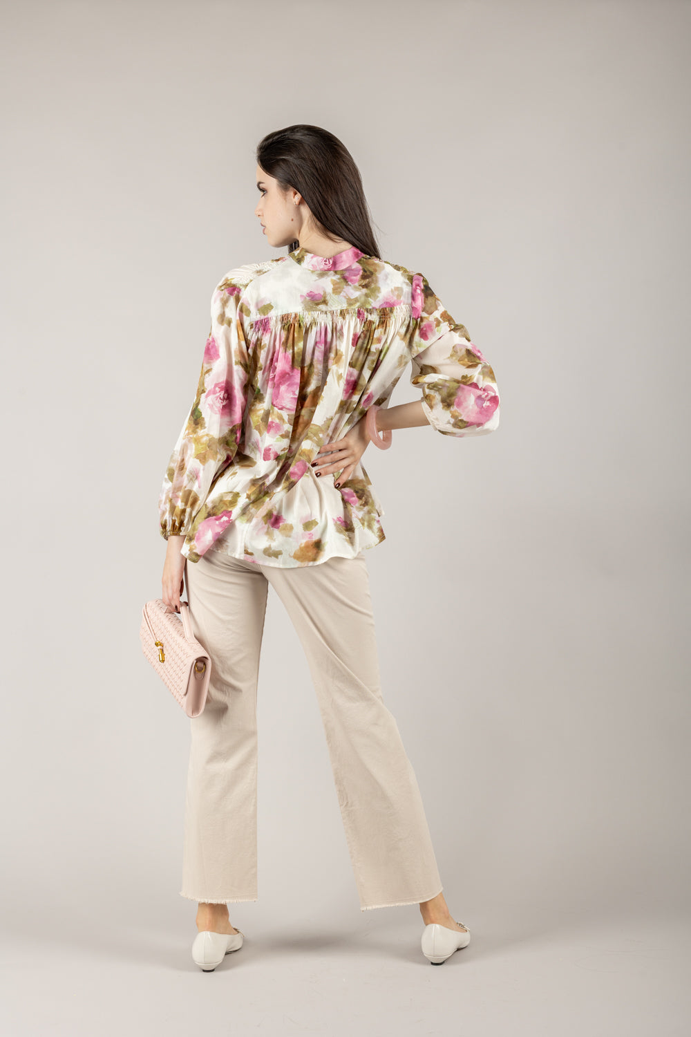 TENSIONE IN - PA5269 - PANTALONE GAMBA DRITTA CON CINTA