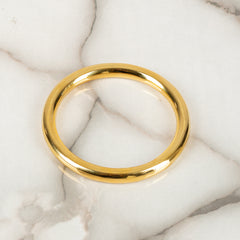 EMUNA' - BRACCIALE RIGIDO FINO ORO