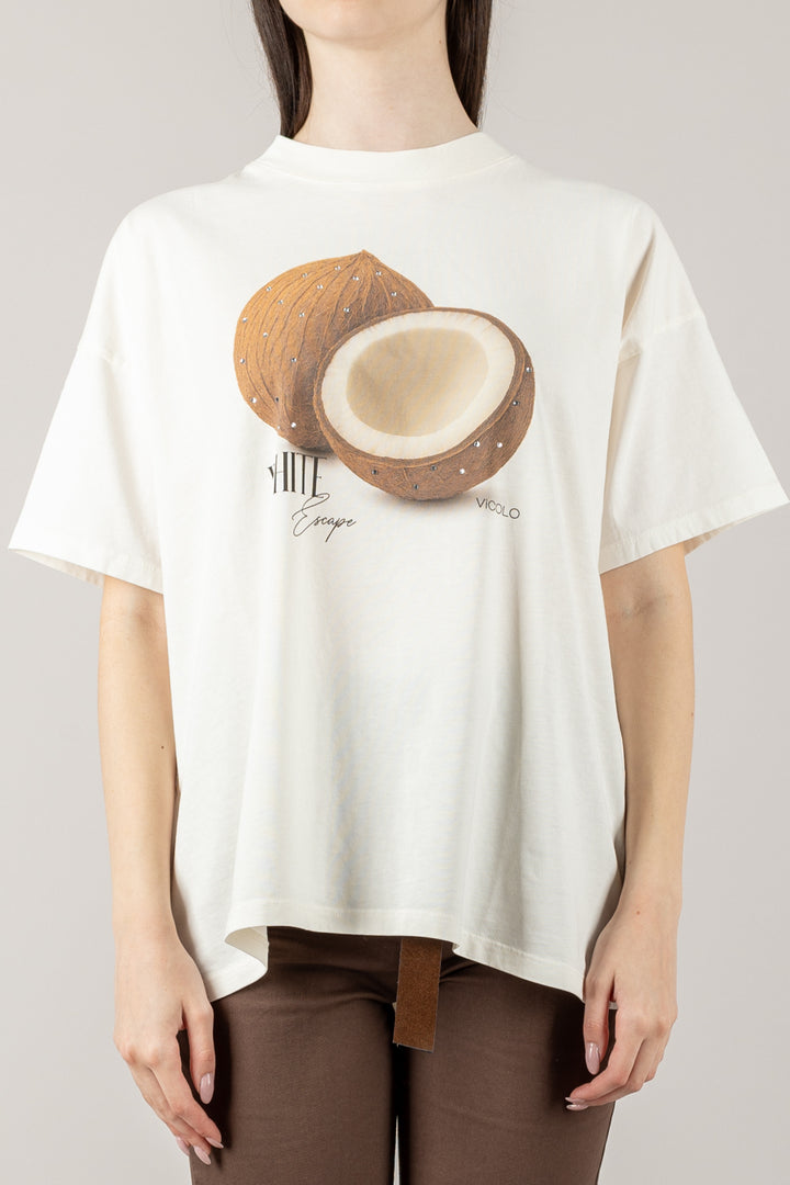VICOLO - RD0940 - T-SHIRT COCCO