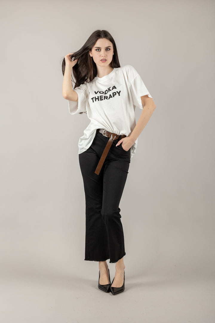 VICOLO - RD0887 - T-SHIRT VODKA THERAPY