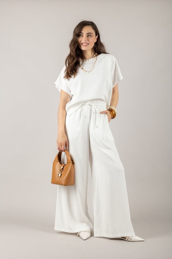 TENSIONE IN - 25C7579 - MAGLIA CROP MEZZA MANICA