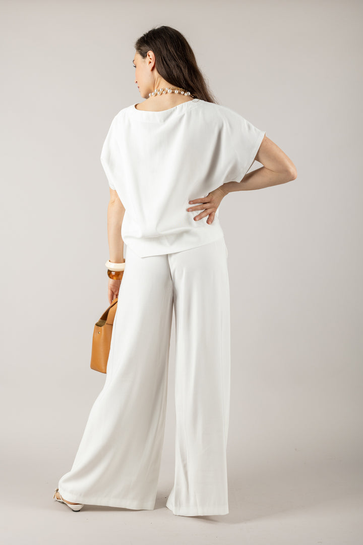 TENSIONE IN - 25C7579 - MAGLIA CROP MEZZA MANICA