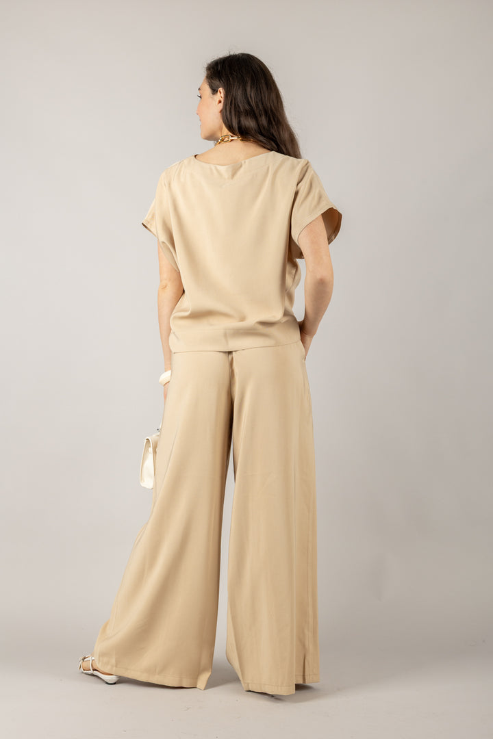 TENSIONE IN - 25C7579 - MAGLIA CROP MEZZA MANICA