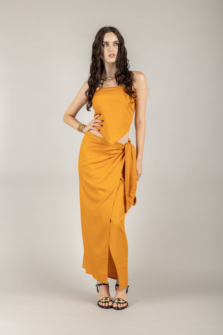 TENSIONE IN - SS251233 - TOP FOULARD