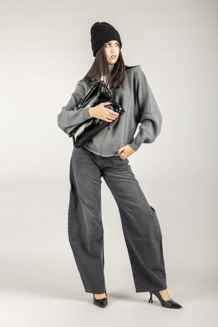 KONTATTO - 3M0947C - CARDIGAN CON ZIP