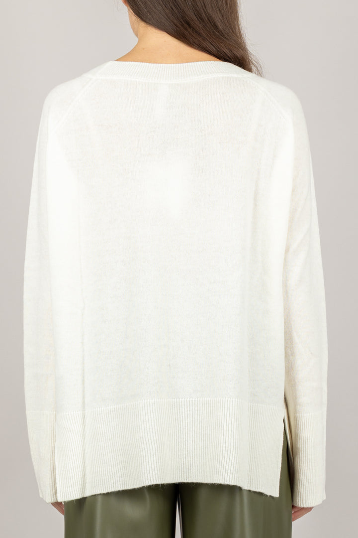 TENSIONE IN - WL157AI25 - MAGLIA OVER CON SPACCHI POSTERIORI