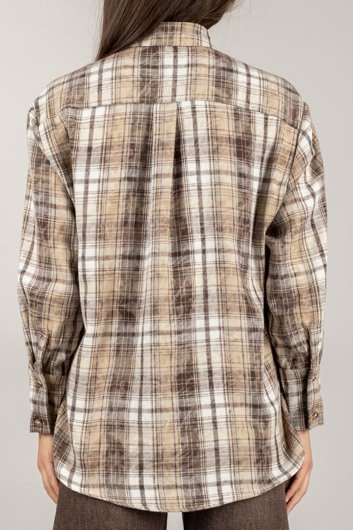 HAVEONE - CVI-P067 - CAMICIA FLANELLA CON PATCH