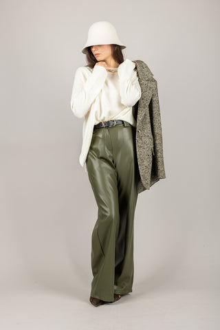 TENSIONE IN - WL157AI25 - MAGLIA OVER CON SPACCHI POSTERIORI