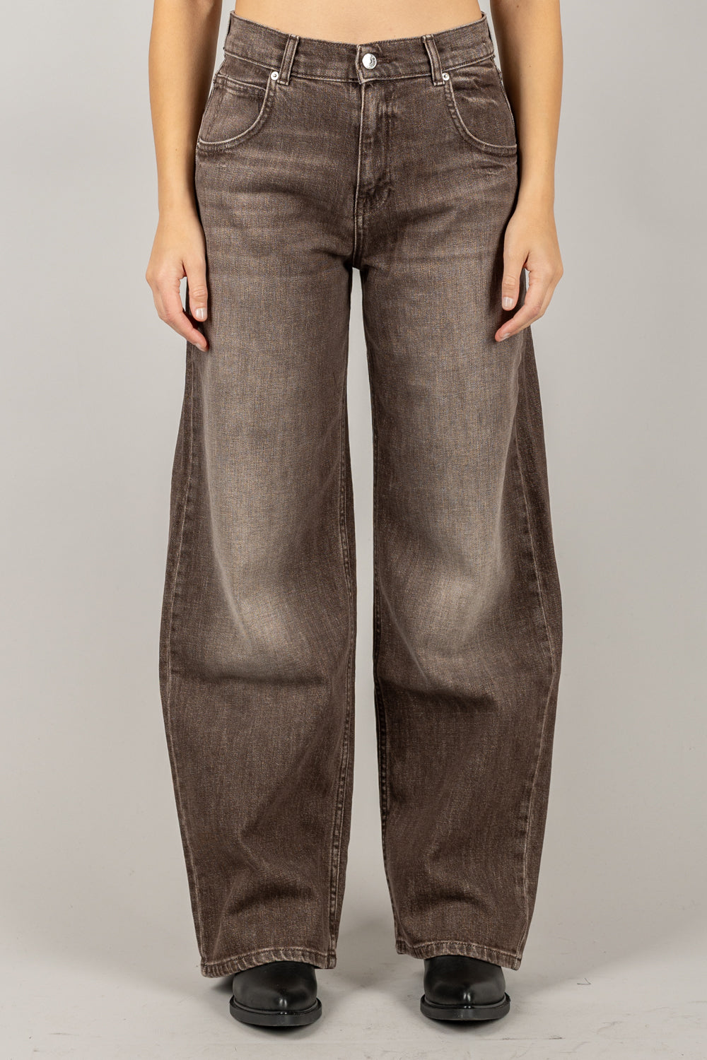 VICOLO - DF5227 - JEANS MIA GAMBA DRITTA SABBIATO