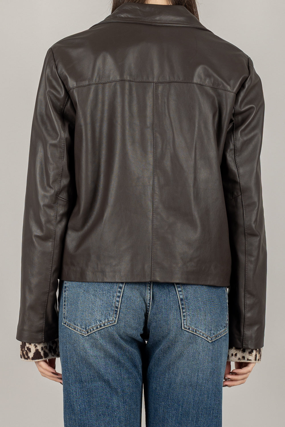 VICOLO - TF0327 - GIACCA IN PELLE CORTA