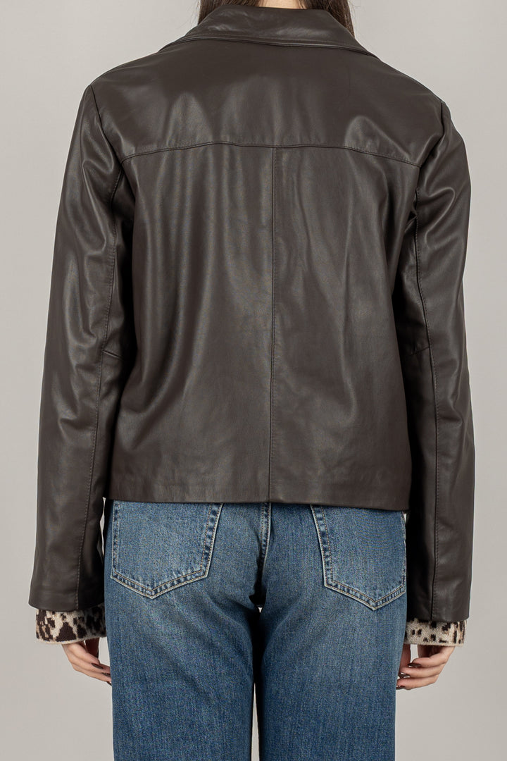 VICOLO - TF0327 - GIACCA IN PELLE CORTA