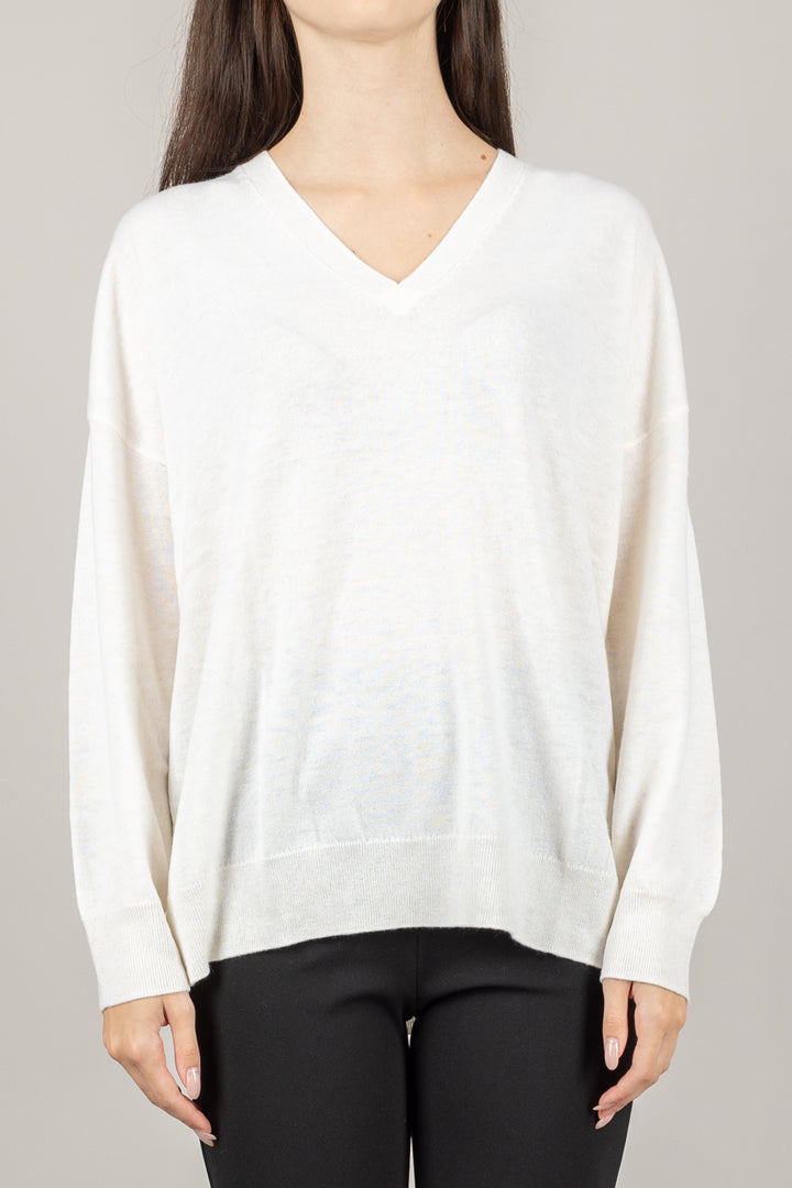 VICOLO - 22005F - MAGLIA SCOLLO A V