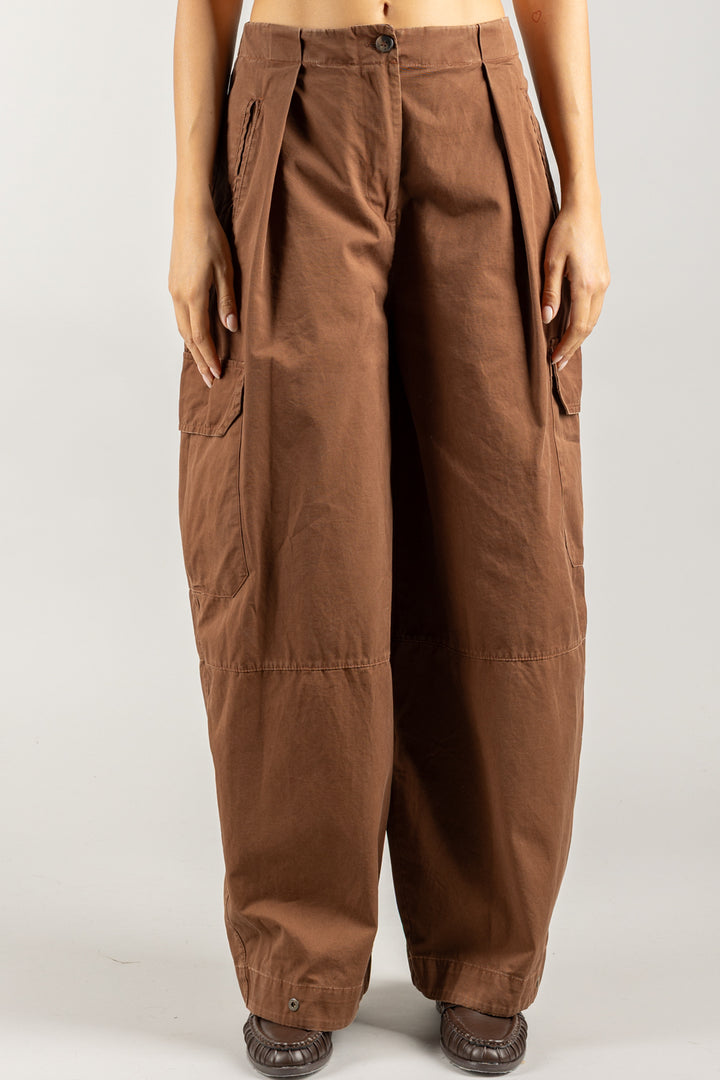 TENSIONE IN - 37586 - PANTALONE CARGO CON PINCES