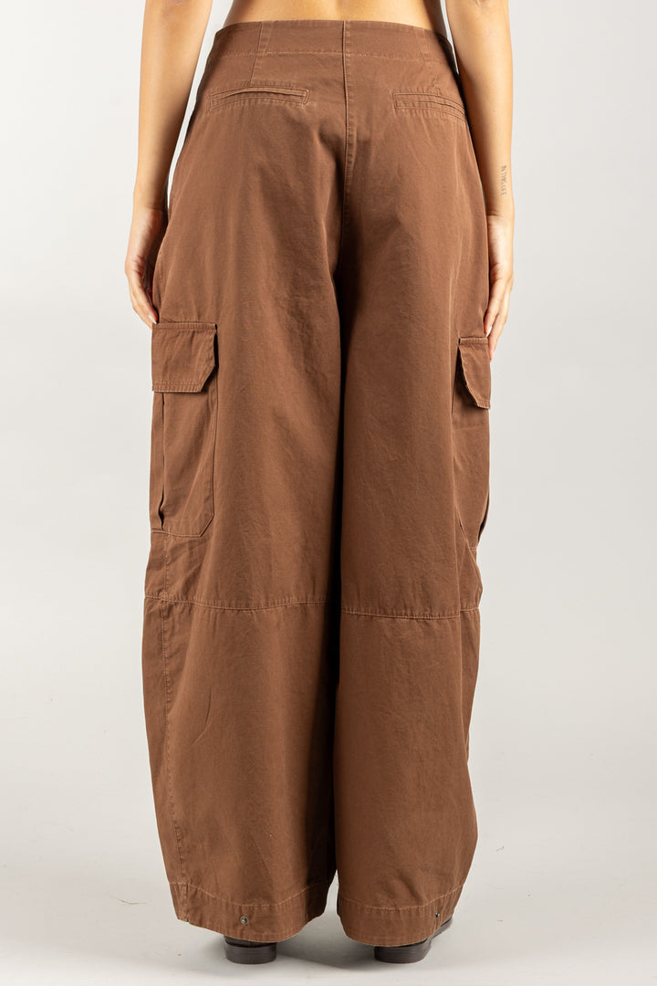 TENSIONE IN - 37586 - PANTALONE CARGO CON PINCES