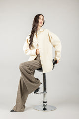 MM MaxMara - 2526916077 - GIACCA OVER IN JERSEY EMBLEMA