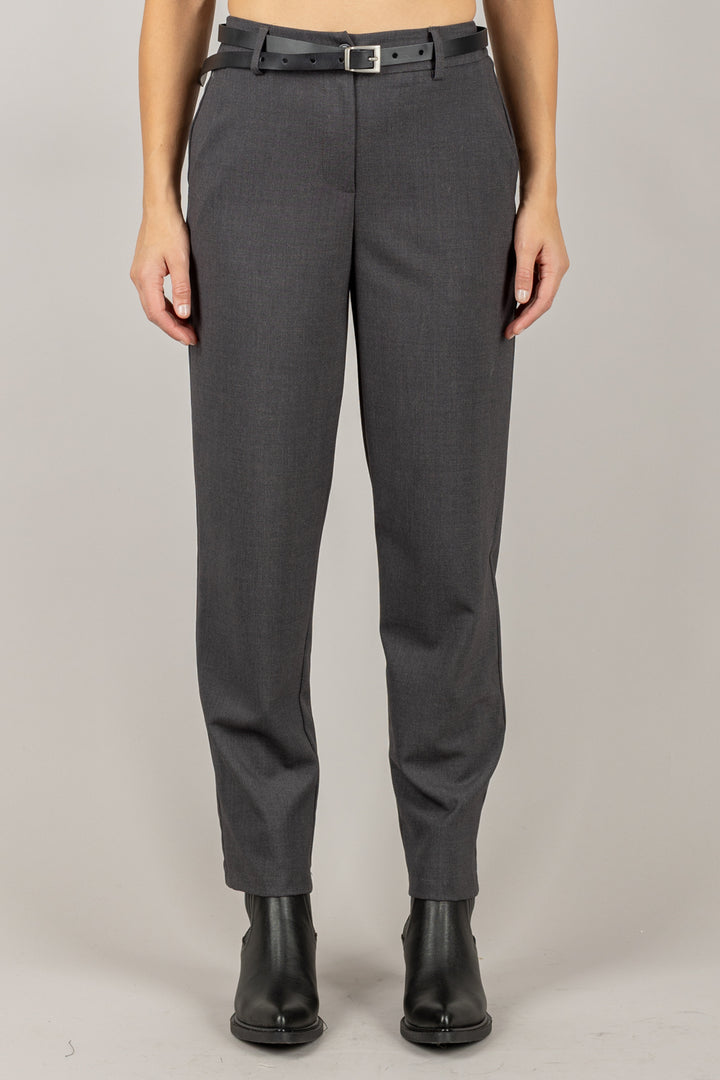 TENSIONE IN - 26P1133 - PANTALONE A SIGARETTA CON CINTA