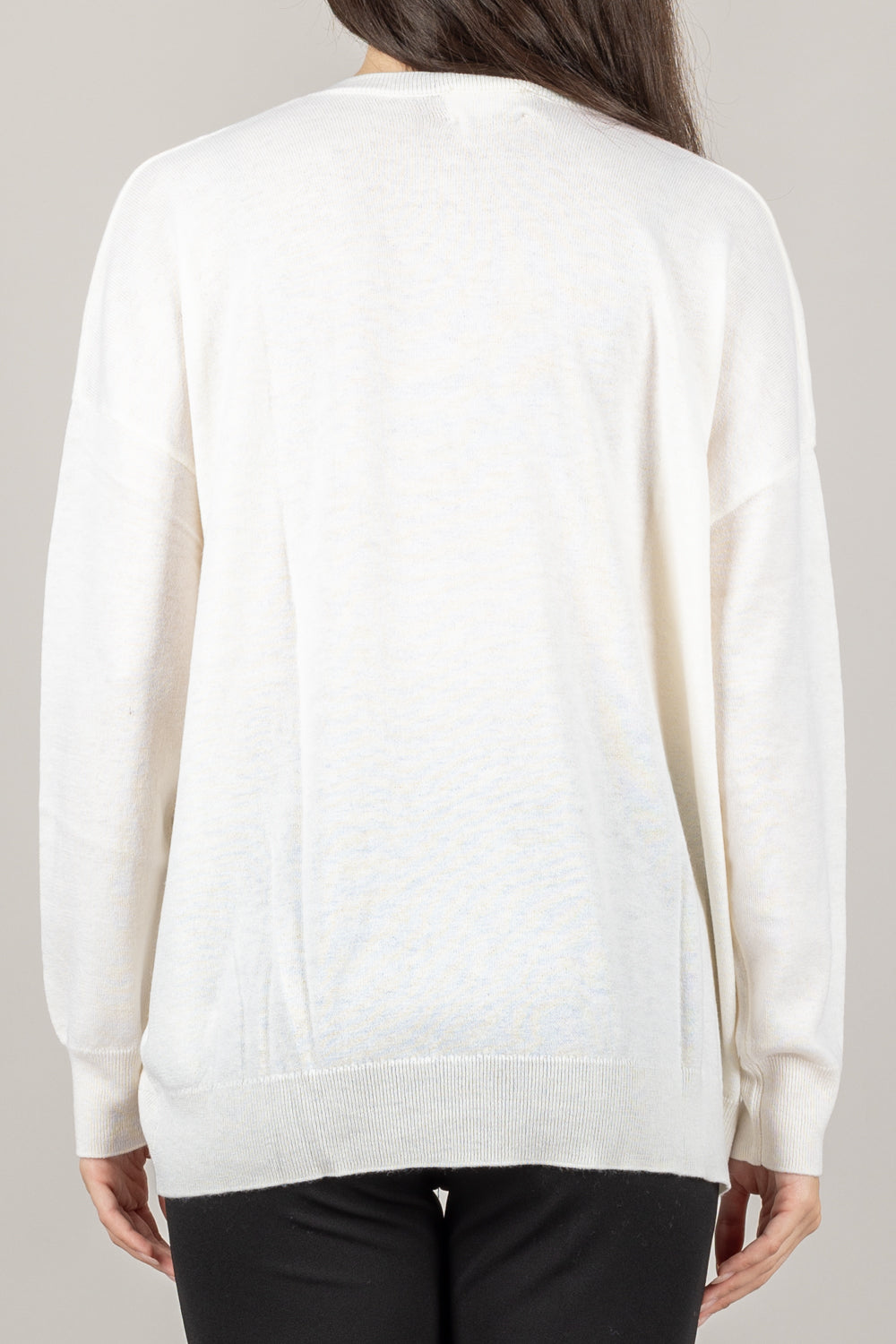 VICOLO - 22005F - MAGLIA SCOLLO A V