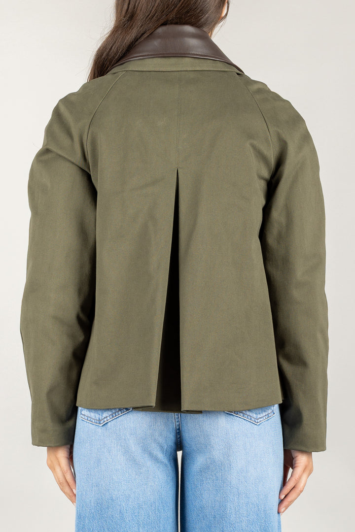 VICOLO - TF0843 - GIACCA COLLETTO ECOPELLE