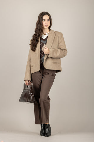 TENSIONE IN - 26B1362 - GIACCA OVER DUE BOTTONI