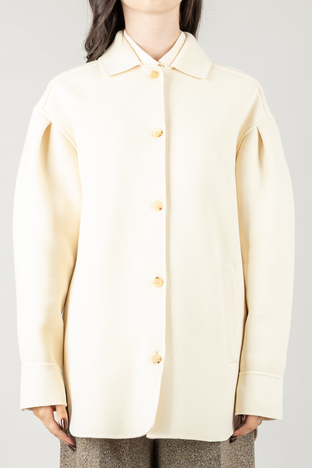 MM MaxMara - 2526916077 - GIACCA OVER IN JERSEY EMBLEMA
