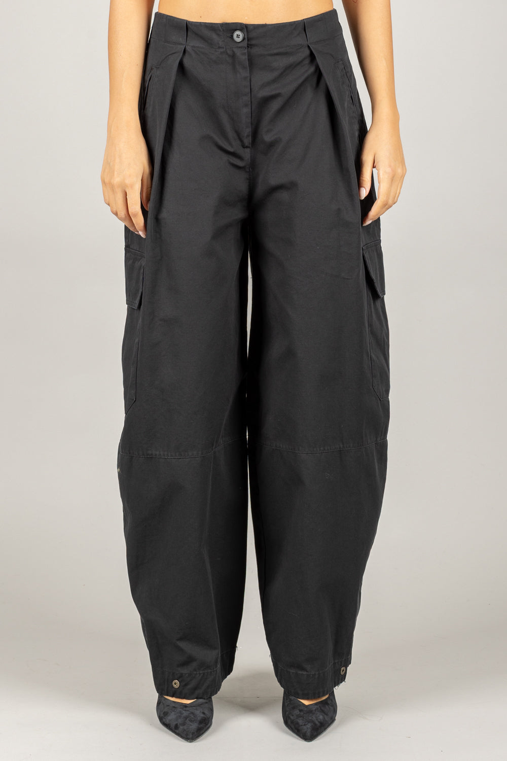 TENSIONE IN - 37586 - PANTALONE CARGO CON PINCES