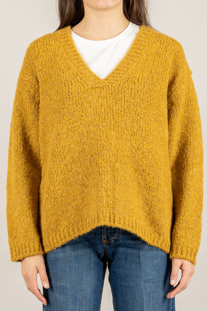 VICOLO - 33063F - MAGLIA SCOLLO A V