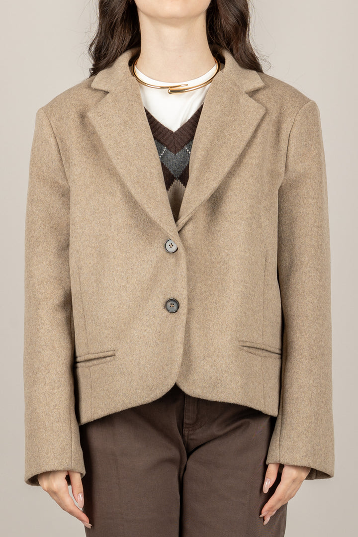 TENSIONE IN - 26B1362 - GIACCA OVER DUE BOTTONI