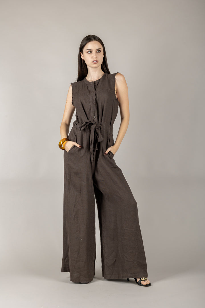 TENSIONE IN - S25UH23 - TUTA CON COULISSE E FIOCCO