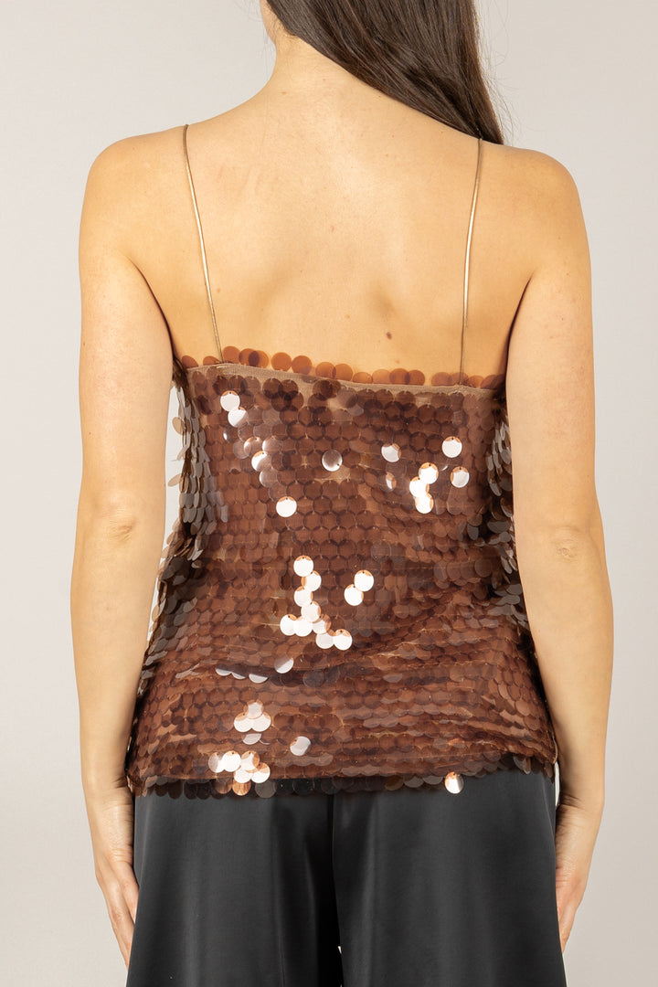 TENSIONE IN - 38315 - CANOTTA MACRO PAILLETTES